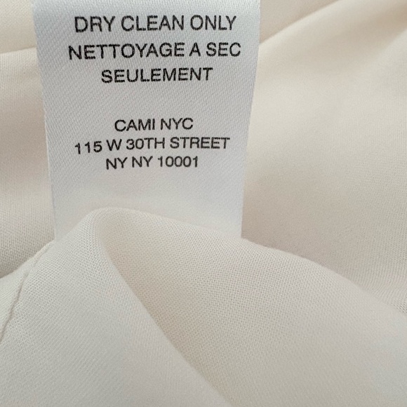 CAMI NYC Beige mariana cami top pearl trim 100 % Silk soft as feather size XS - Picture 9 of 12